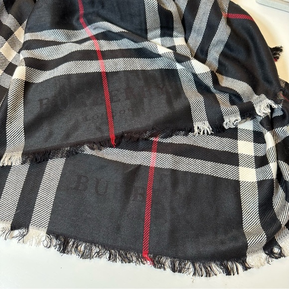 Burberry Accessories Nwt Burberry Cashmere Scarf Raspberry Sorbet